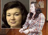 'I'm a bad girl': Amber Portwood smirks in mug shot and is led away in cuffs after being sent to jail following drug confession