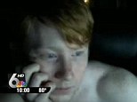 Accident: Nebraska teen Trevor George, pictured, accidentally shot himself in the head while posing with a gun in an internet chat room