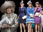 Camilla, Sophie Wessex and Princesses Eugenie and Beatrice at the Jubilee celebrations today