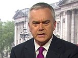 'Respect and knowledge': Huw Edwards leads the coverage of the St Paul's Service from outside Buckingham Palace today